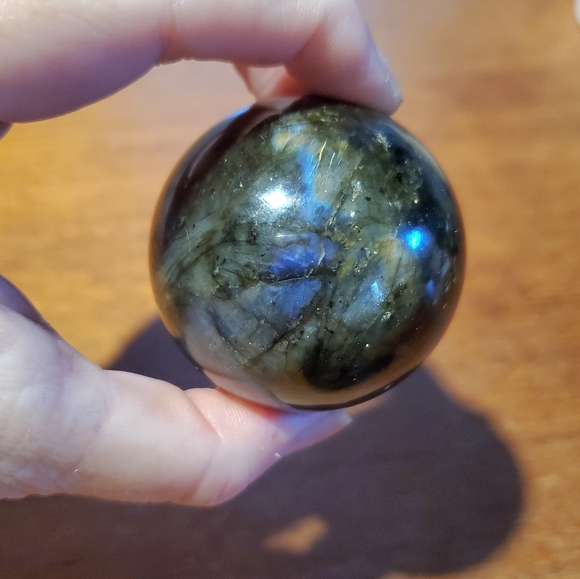Labradorite Sphere Crystal - Picture 6 of 7